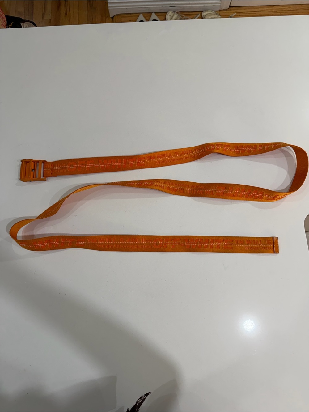 Off-White Orange Industrial Belt - Picture 4 of 5